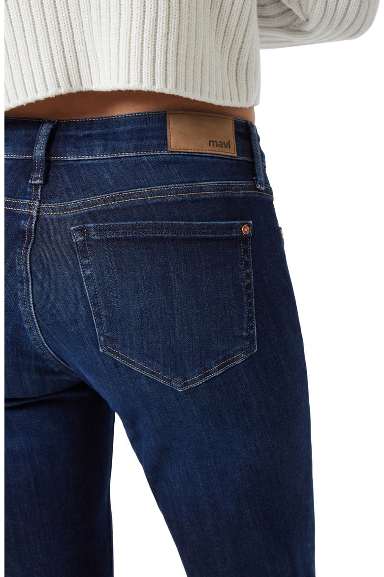 Emma Mid Rise Slim Boyfriend Jeans, Alternate, color, DEEP FLEX BLUE