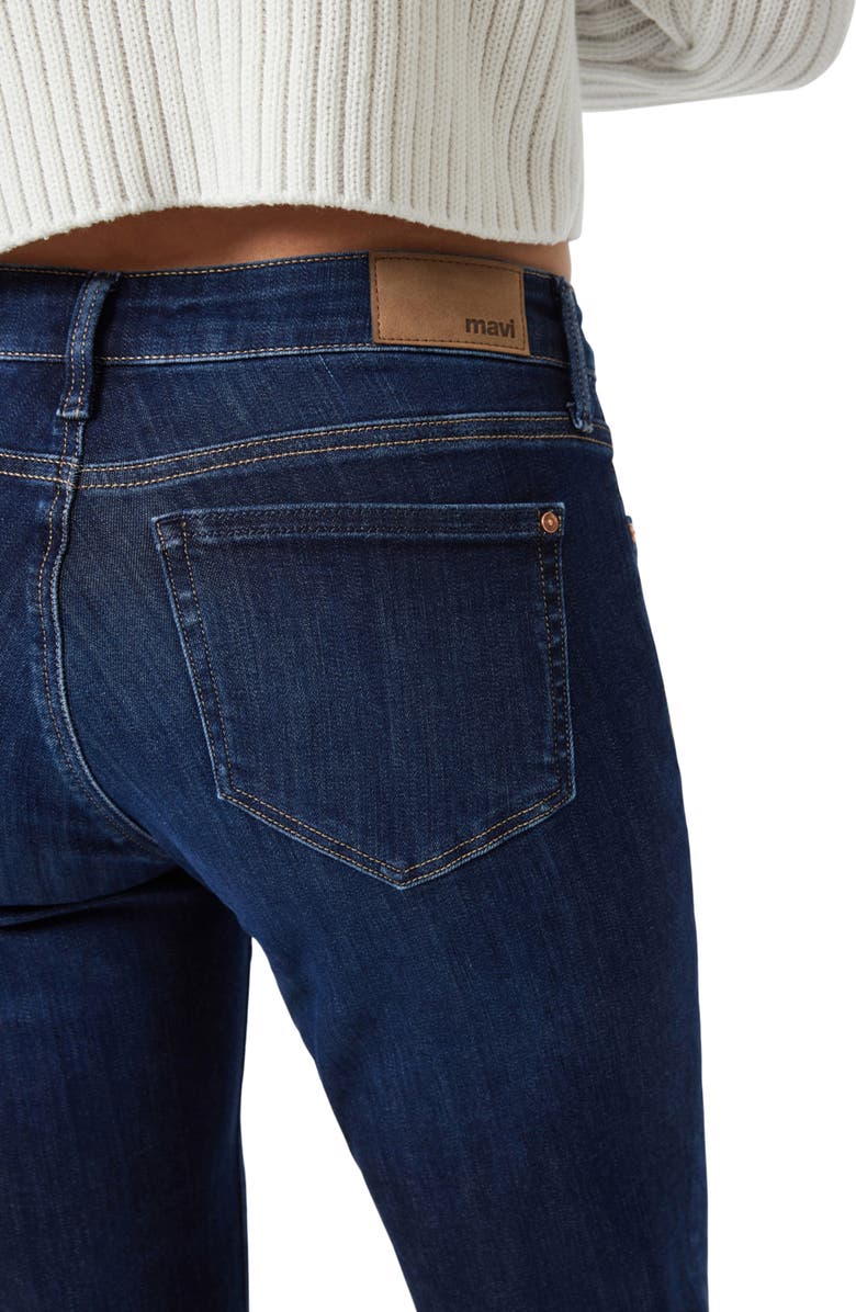 Mavi Jeans Emma Mid Rise Slim Boyfriend Jeans, Alternate, color, Deep Flex Blue