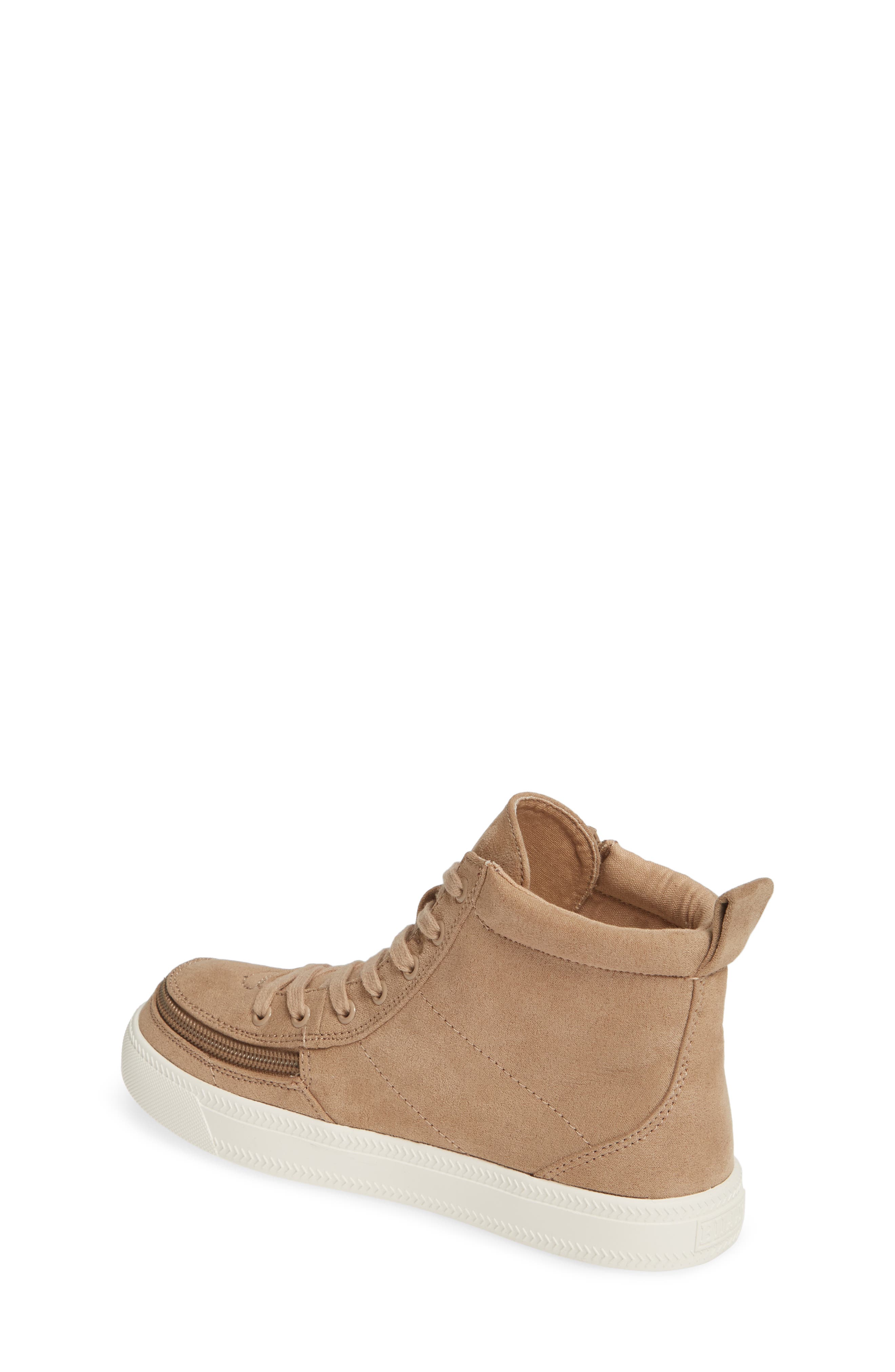 Kids' Classic Lace High Top Sneaker, Alternate, color, TAN PERF