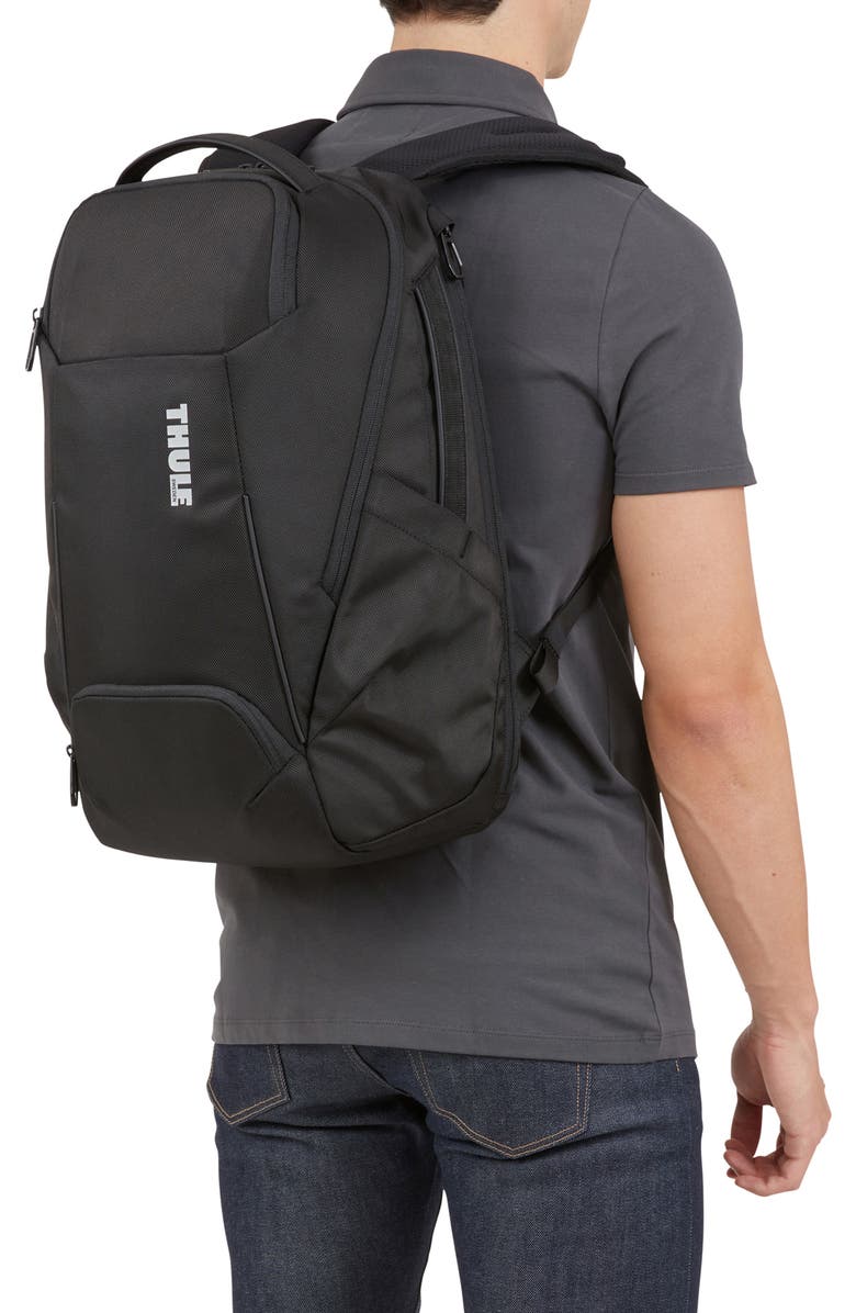 Thule Accent 26-Liter Recycled Backpack, Alternate, color, Black