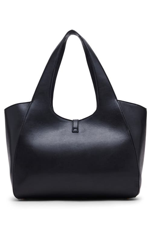 Anne Klein Tote Bag With Removable Zip Pouch In Black