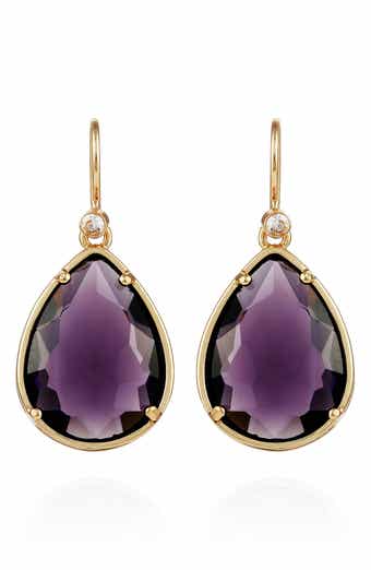 T Tahari Crystal Drop Earrings
