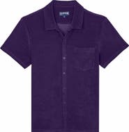 Vilebrequin Men's Solid Organic Terry Short Sleeve Shirt
