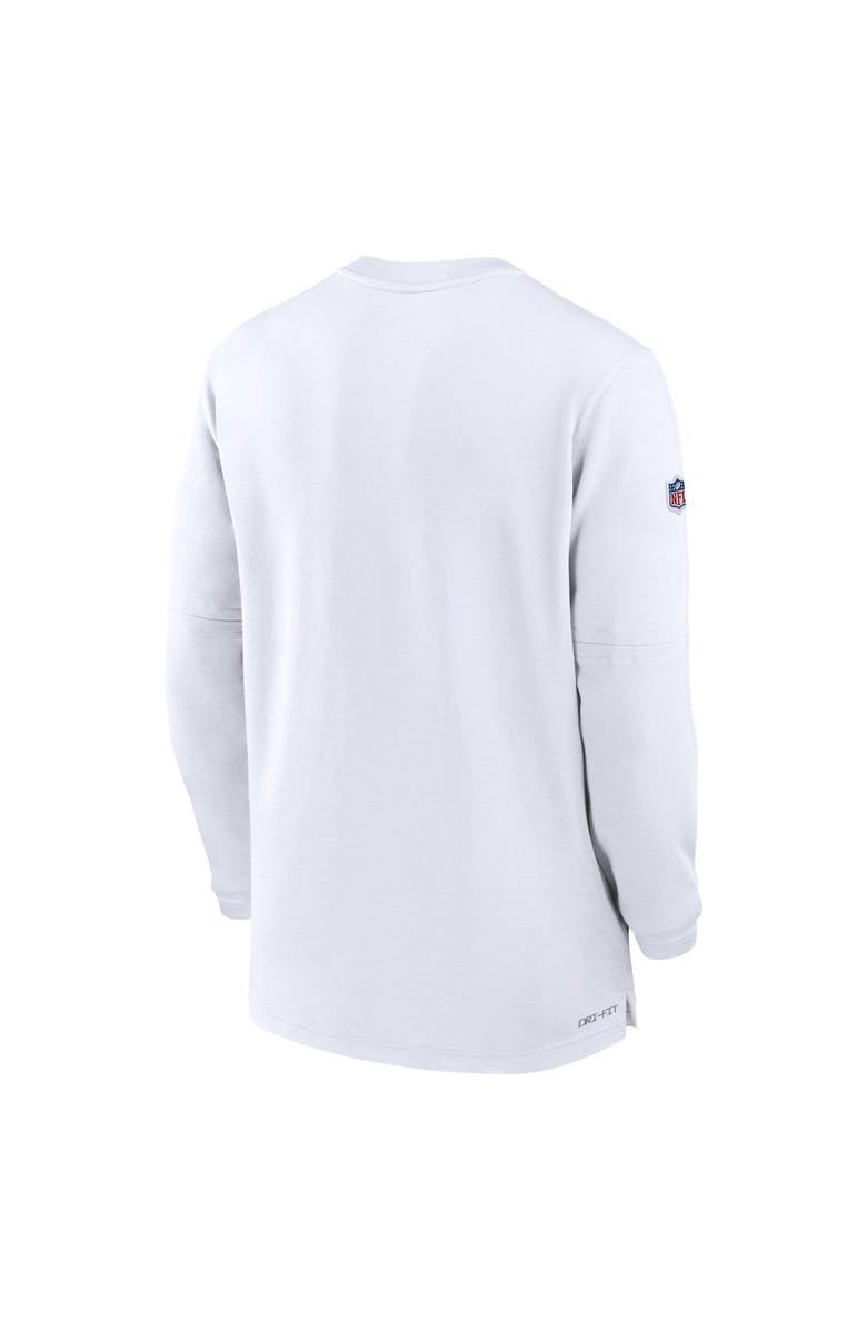 Nike Men's Nike  White New Orleans Saints 2023 Sideline Performance Long Sleeve Quarter-Zip Top, Alternate, color, White