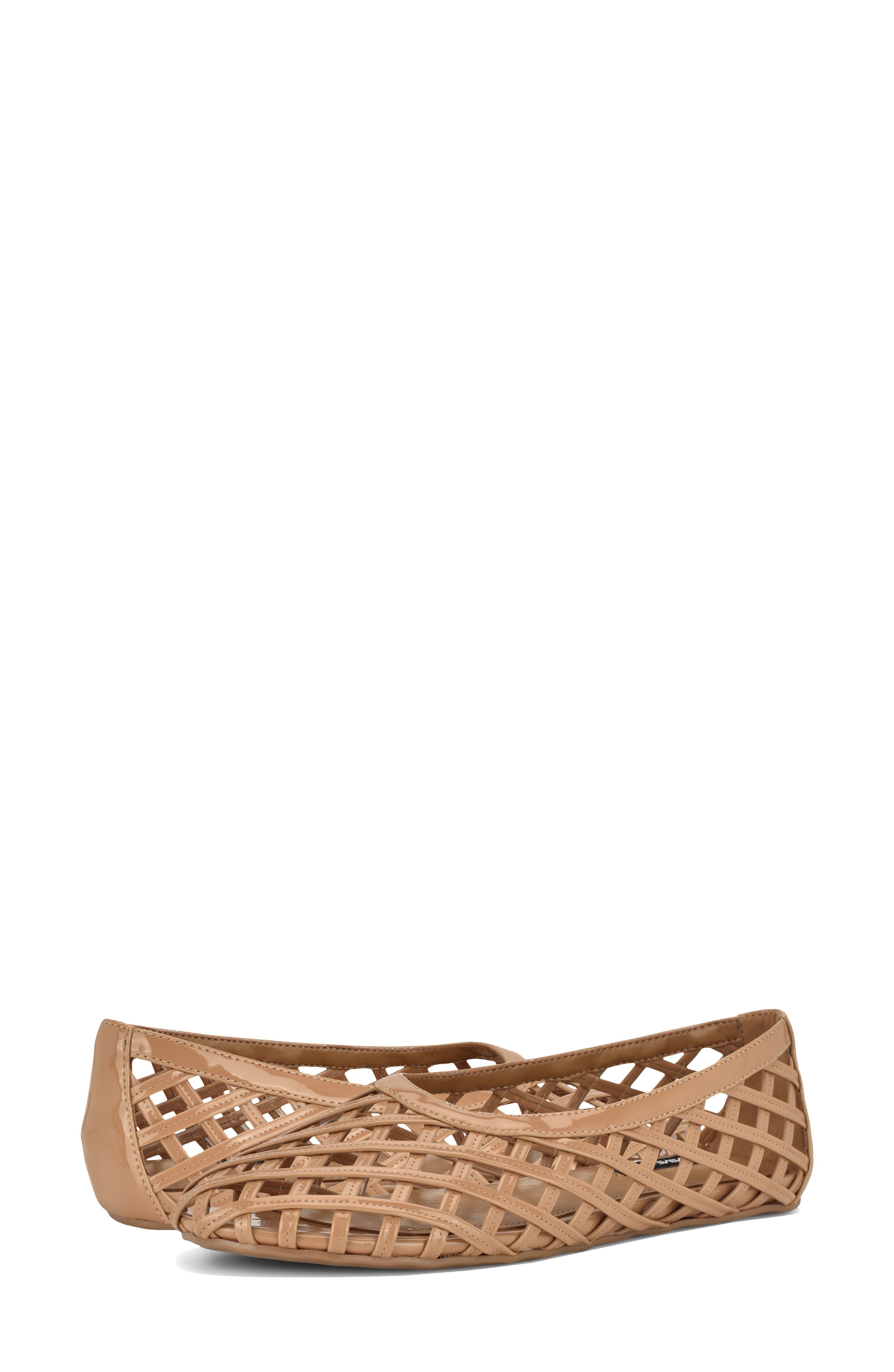 Dippy Woven Flat, Alternate, color, LIGHT BROWN