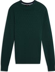 Ted Baker Sainsy Jacquard Cotton Blend Sweater