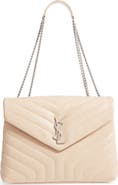 Saint Laurent Medium LouLou Calfskin Leather Shoulder Bag