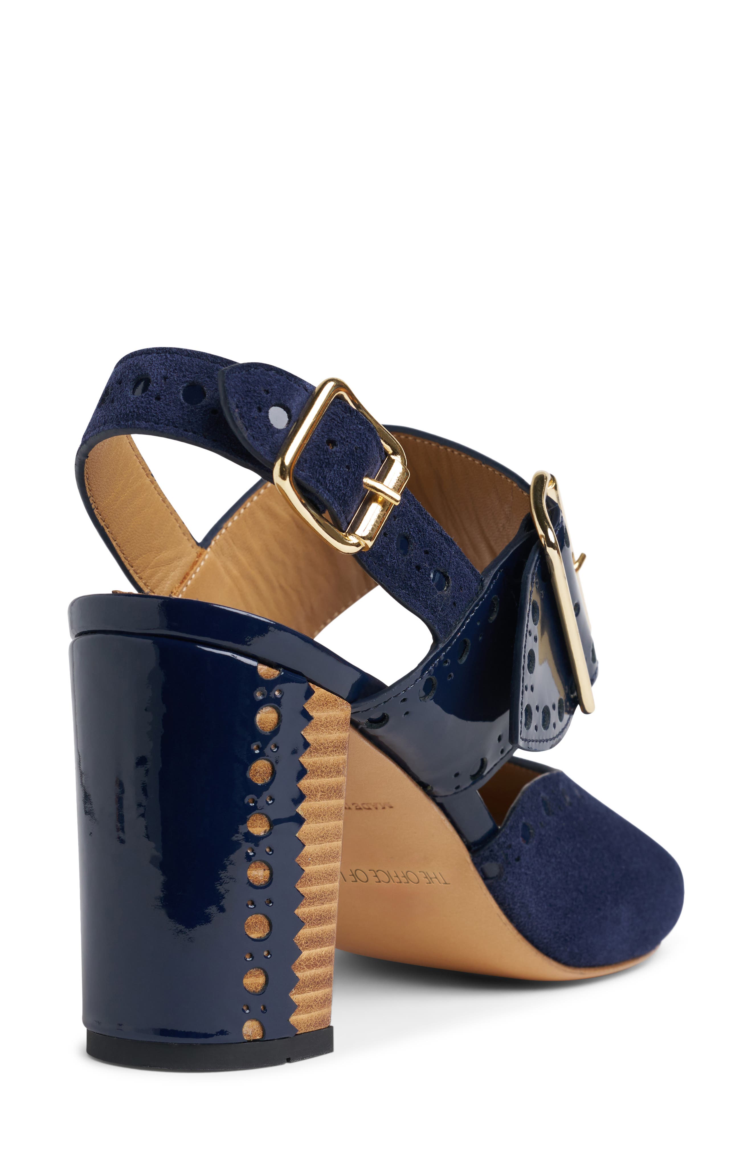 THE OFFICE OF US Ms. Nellie Slingback Sandal, Alternate, color, Navy