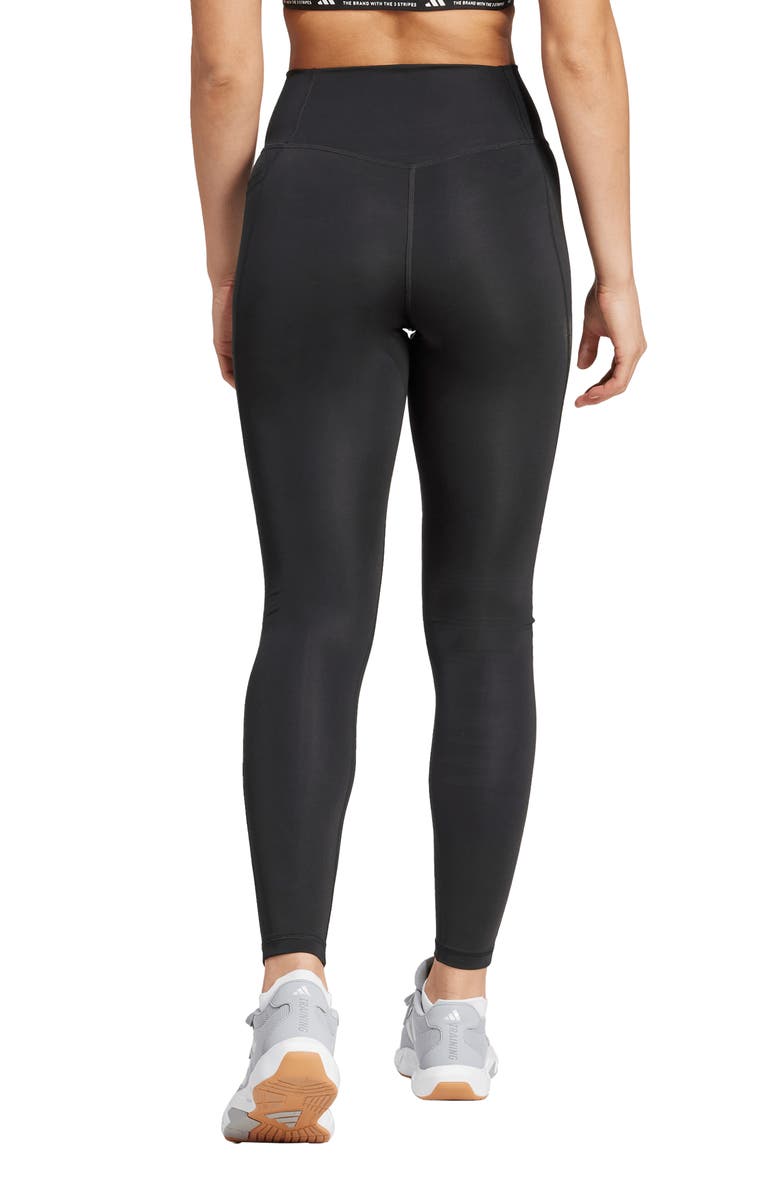 adidas Optimé Essentials Stash Pocket Leggings, Alternate, color, Black