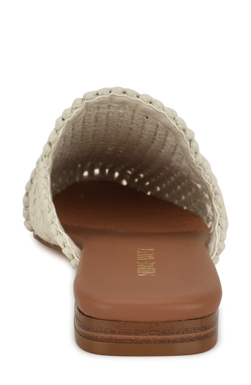 Nine West Campton Mule In Ivory