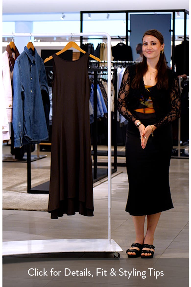High-Low Sleeveless Midi Dress video