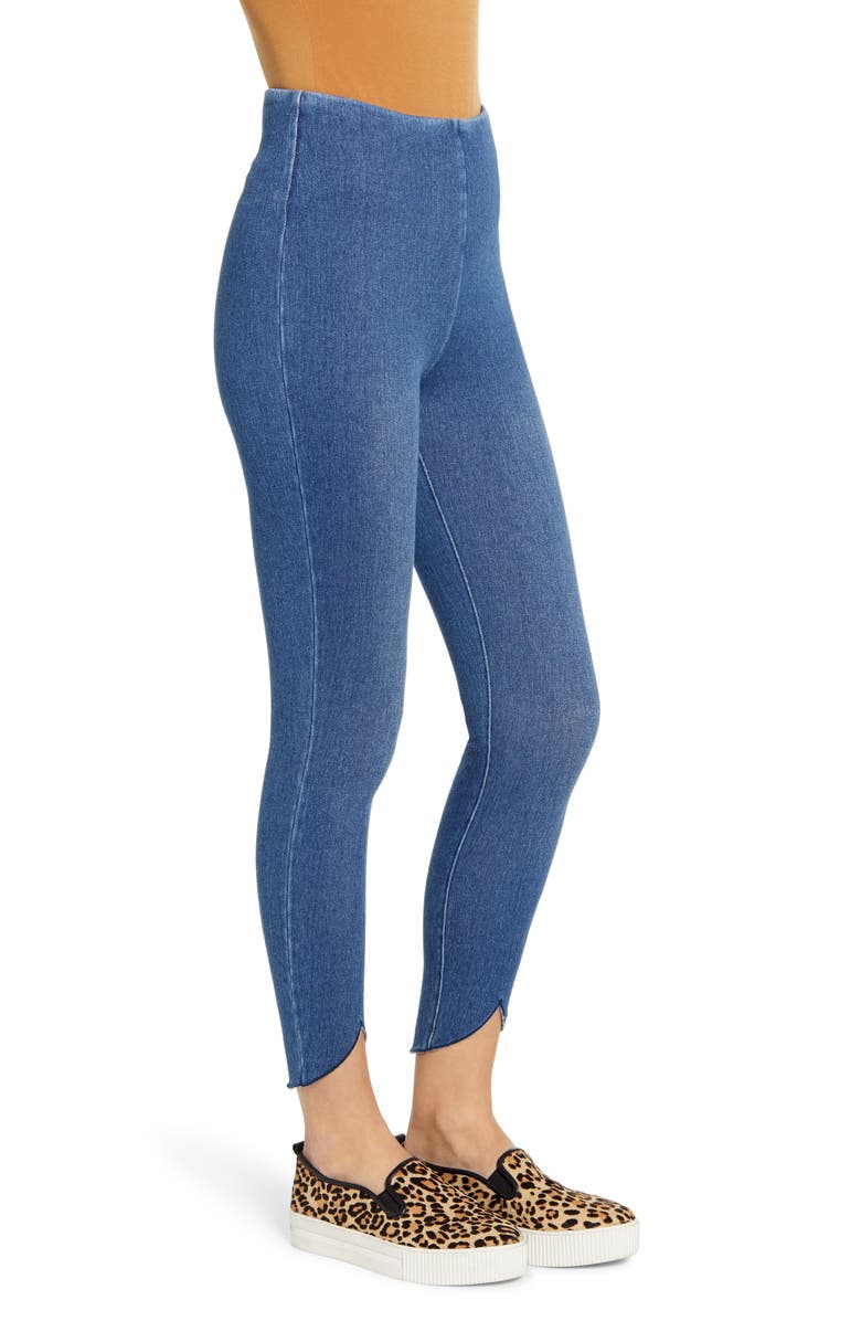 Lysse ́ Lynette Scallop Edge Denim Leggings, Alternate, color,