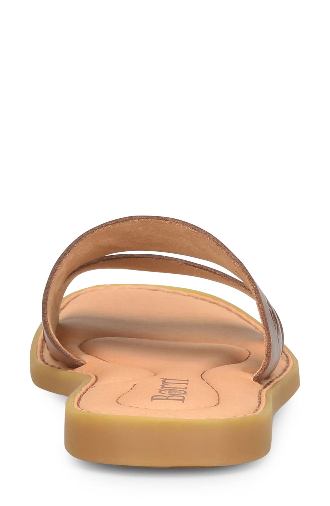 Børn Mahal Slide Sandal, Alternate, color, Brown Leather