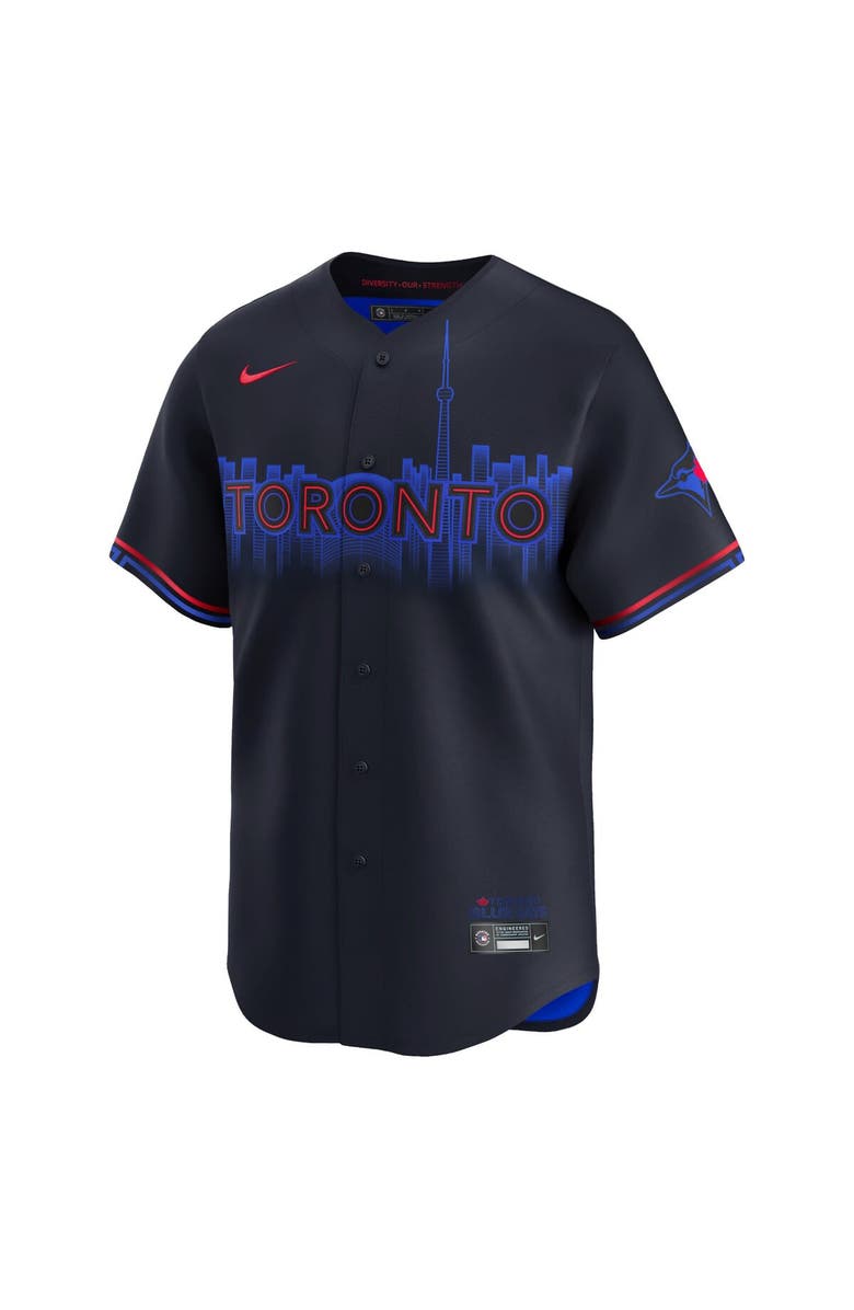 Nike Men's Nike Navy Toronto Blue Jays 2024 City Connect Limited Jersey, Alternate, color, Navy