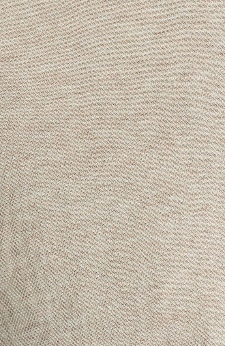 Peter Millar Crown Comfort Piqué Sweatshirt, Alternate, color, Stone