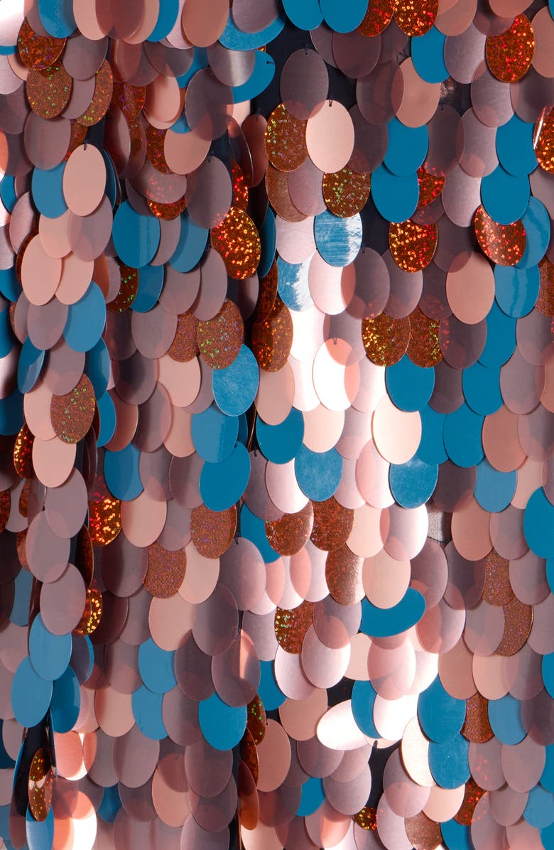 Dries Van Noten Paillette Skirt, Alternate, color, Burgundy 358