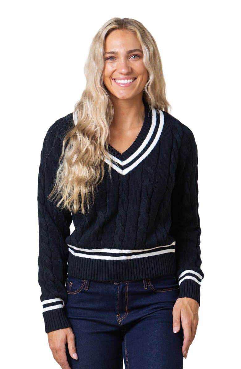 Hope & Henry Women's Organic V-Neck Cricket Sweater, Main, color, 