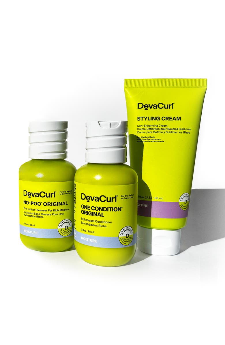 DevaCurl The OG 3-Piece Curly Hair Care Kit, Main, color,