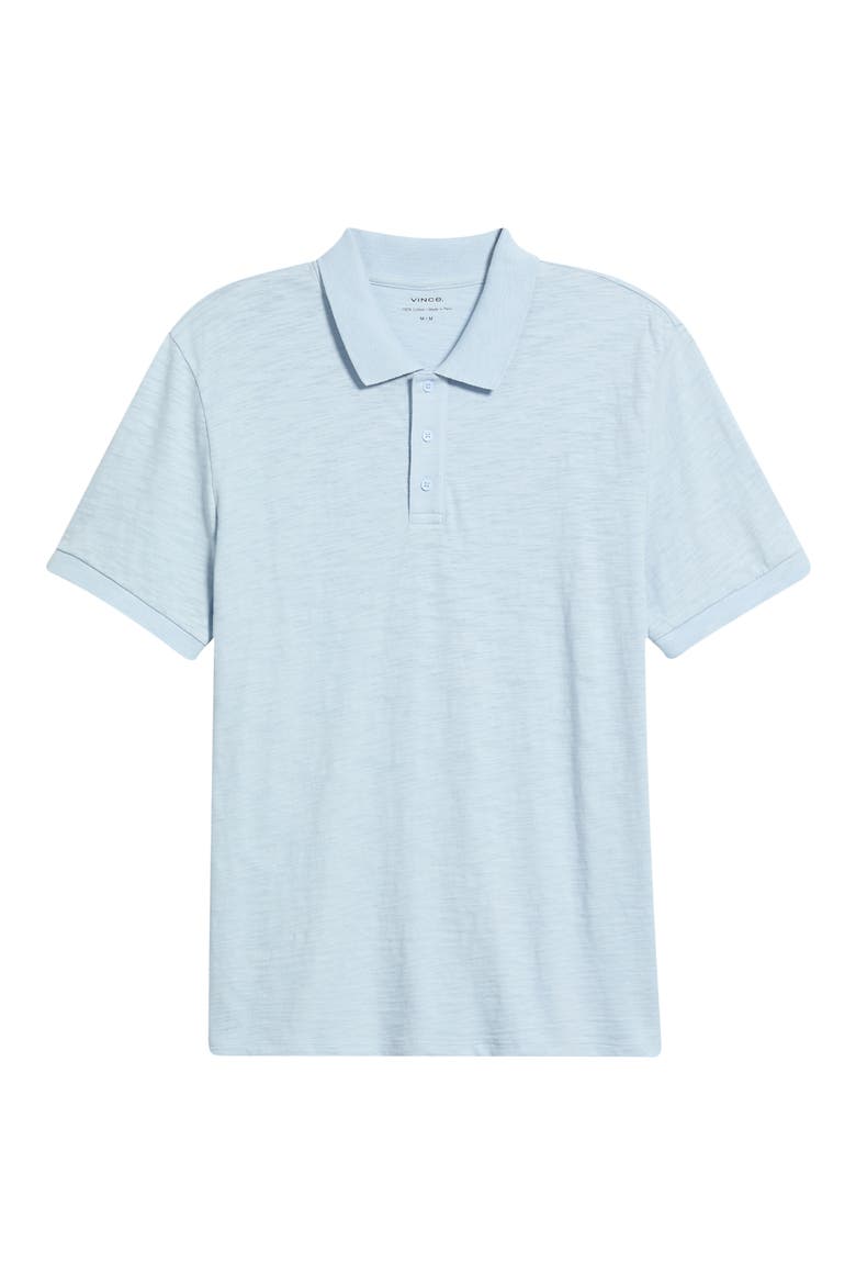Cotton Slub Jersey Polo, Alternate, color, PLAYA BLUE