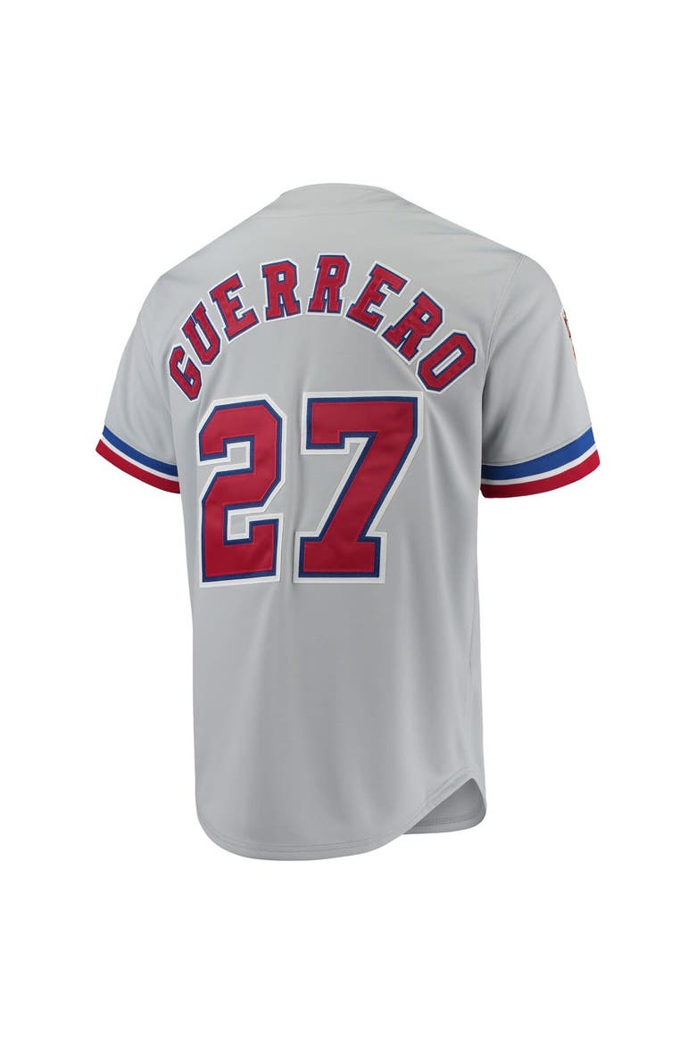Men's Mitchell & Ness Vladimir Guerrero Gray Montreal Expos Cooperstown Collection Authentic Jersey, Alternate, color, Gray