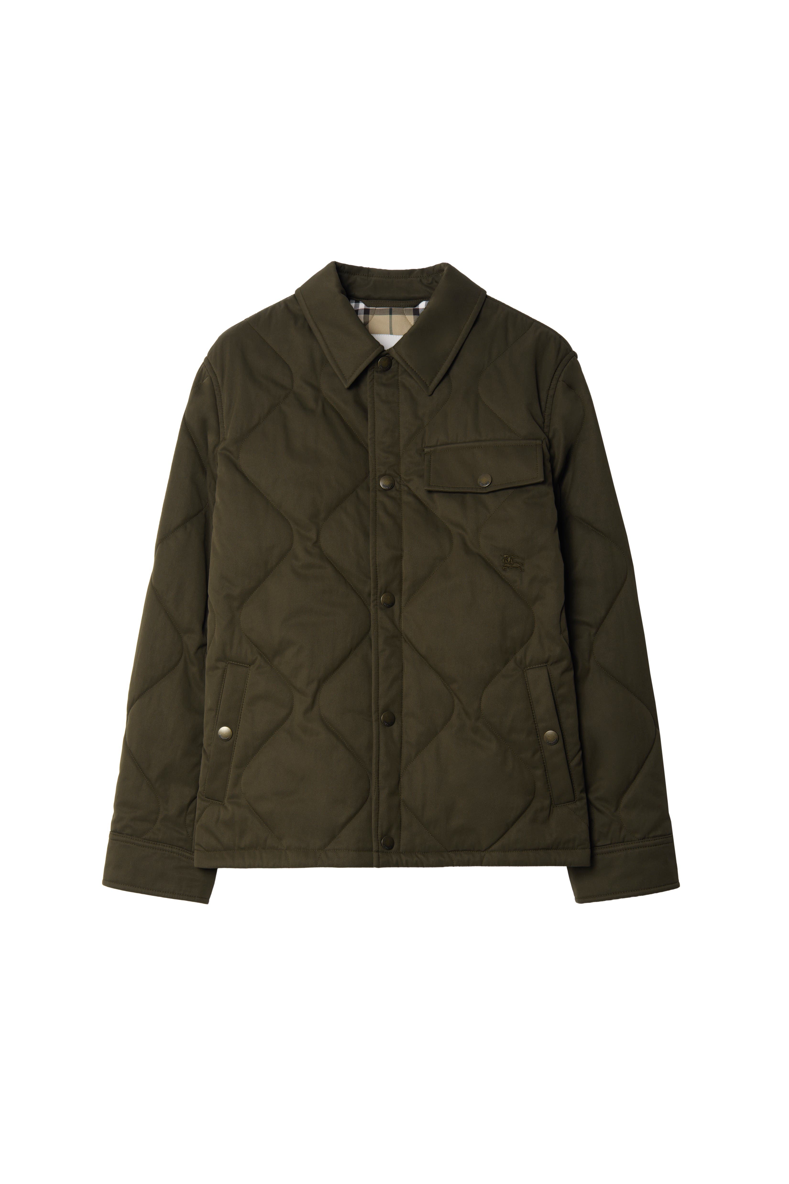 Gabardine Padded Overshirt - image 2