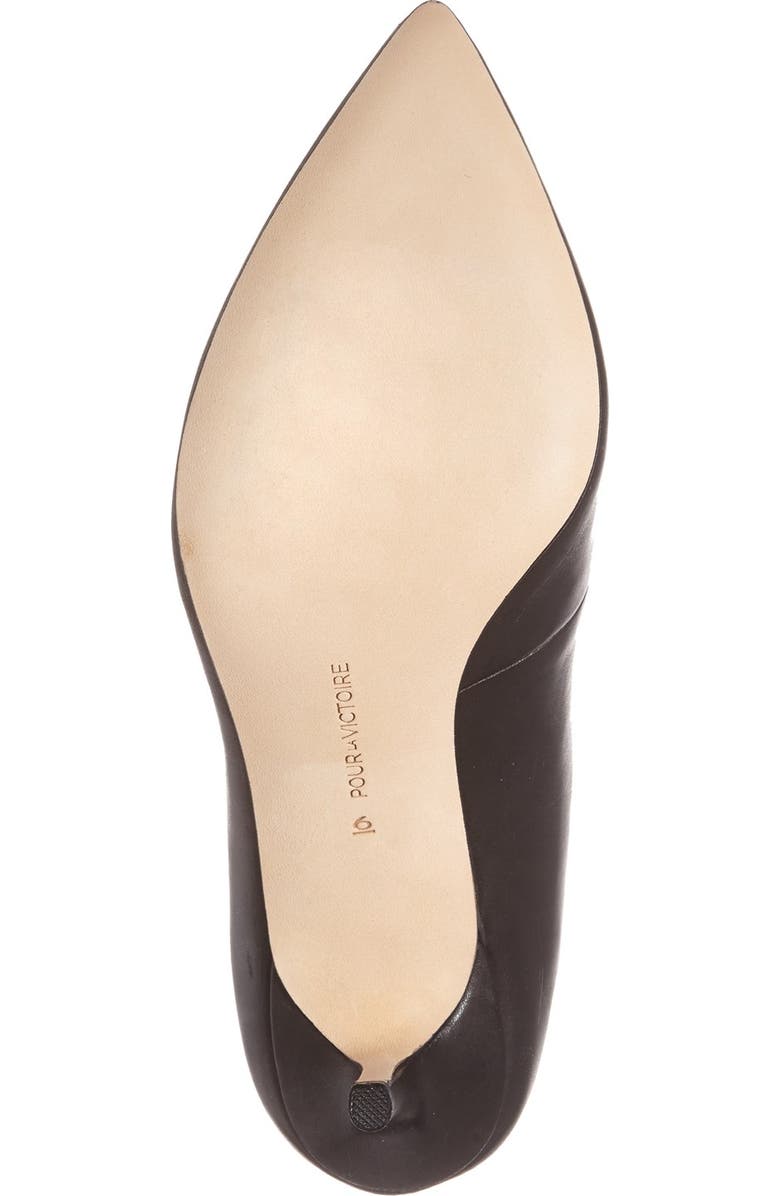 Pour la Victoire 'Vittoria' Lace-Up Pointy Toe Bootie, Alternate, color,