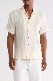 Raga Man Badram Short Sleeve Button-Up Shirt