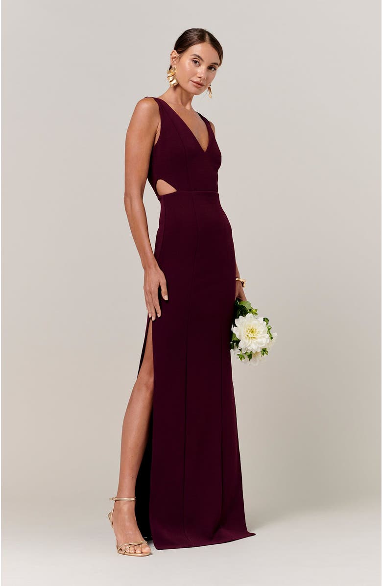 BWLDR Noah Gown, Alternate, color, Burgundy
