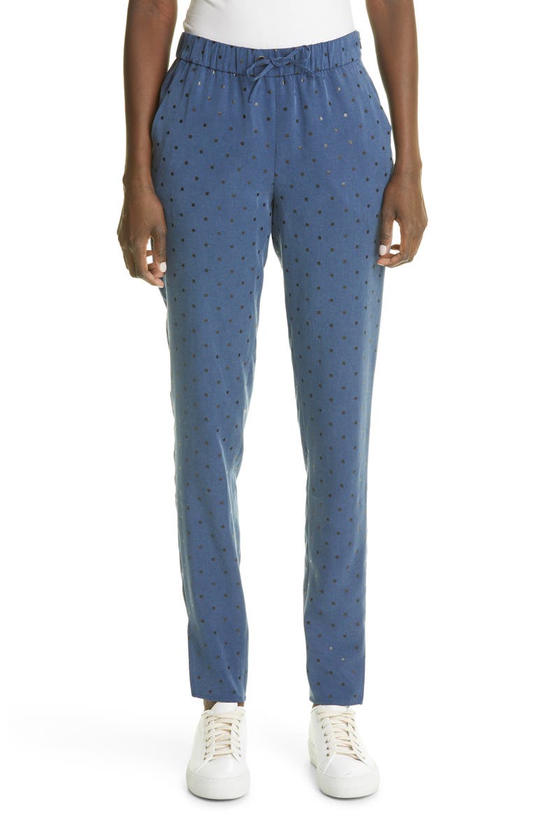 Mike Dot Pants, Main, color, DARK DENIM BLACK