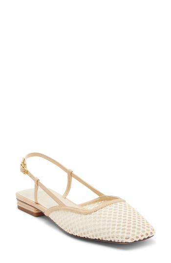Franco Sarto Tadella Slingback Flat in Off White at Nordstrom Rack, Size 9.5