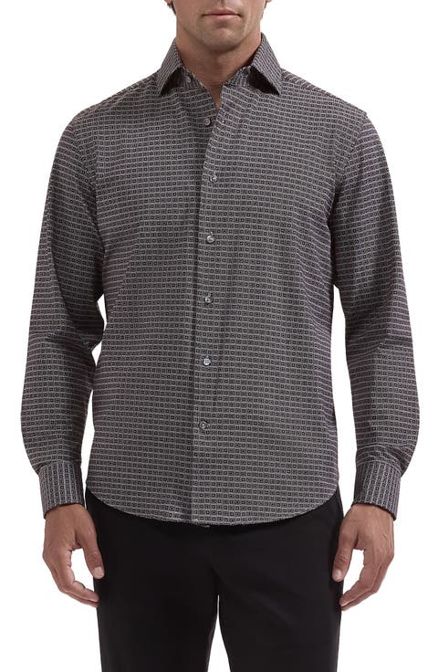 Devon OoohCotton® Print Button-Up Shirt