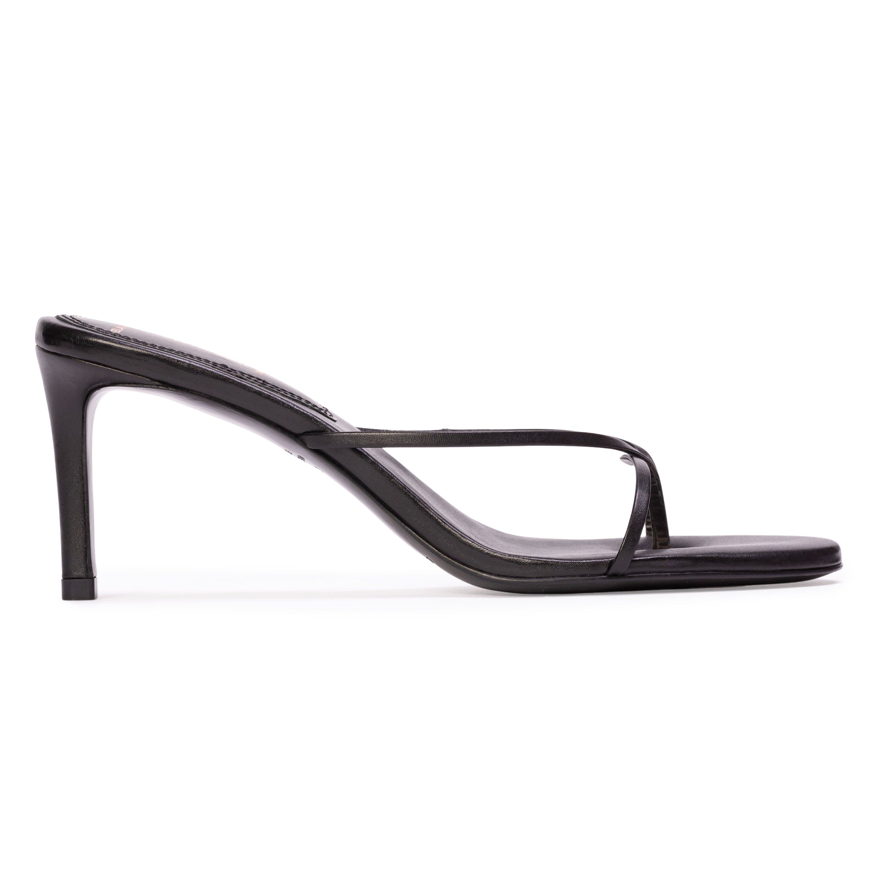 Gem 65 Sandal, Main, color, Black Leather