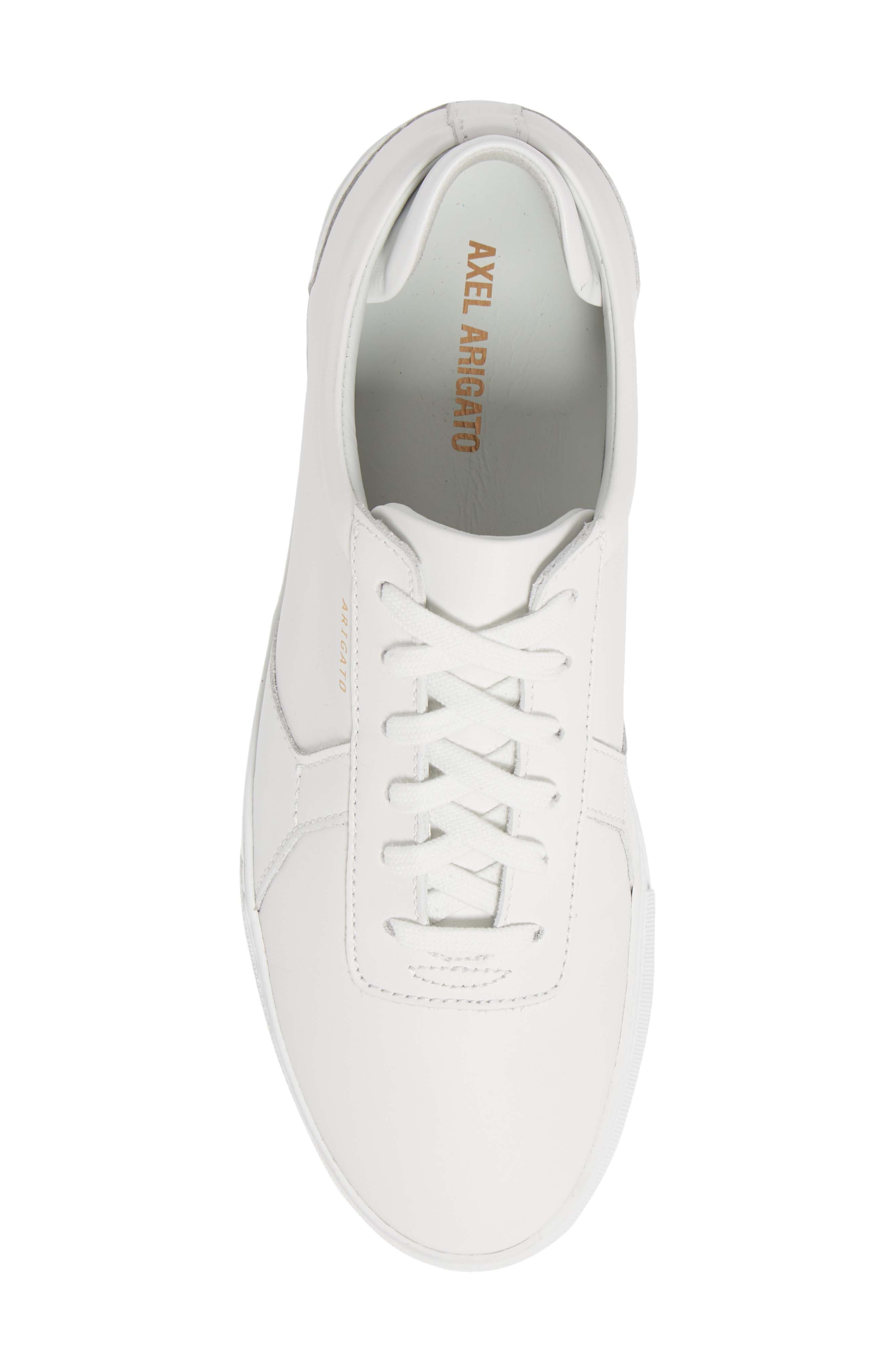 Platform Sneaker, Alternate, color, WHITE LEATHER