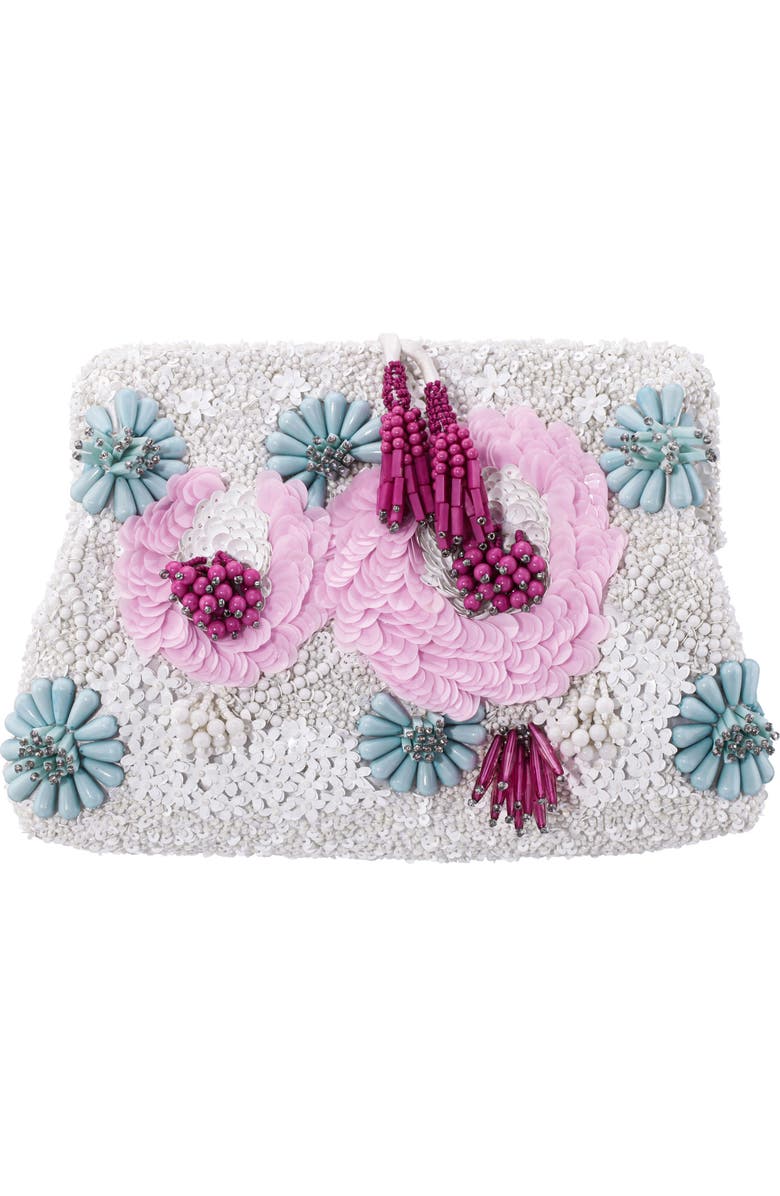 Nina Isla Frame Clutch, Main, color,