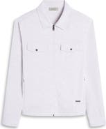 Bugatchi Soft Touch Zip Knit Shirt Jacket