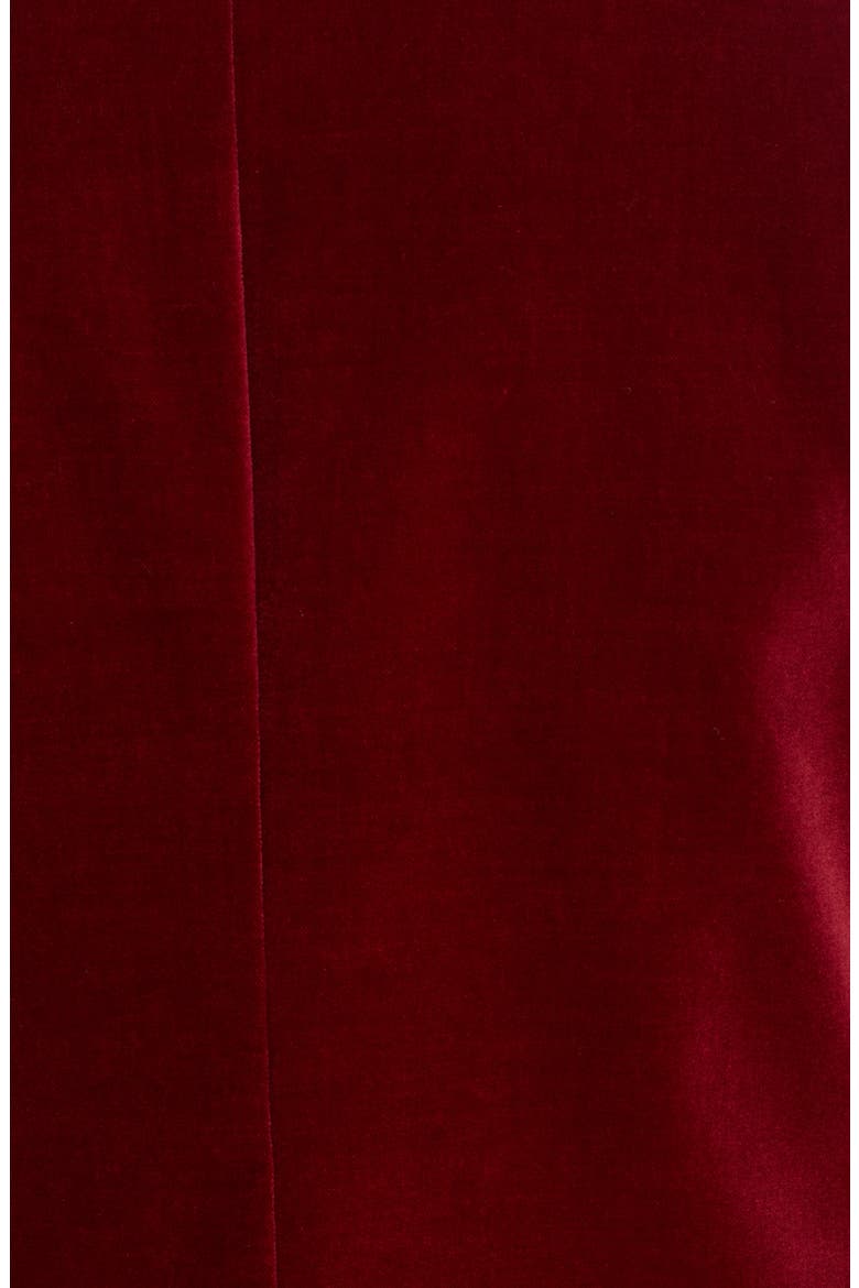 Velveteen Blazer, Alternate, color, WINE