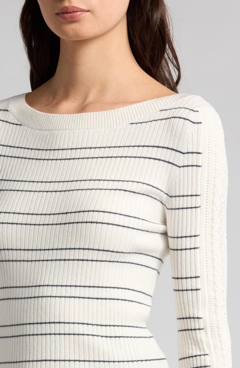 PAIGE Rhyse Stripe Knit Shirt, Alternate, color,