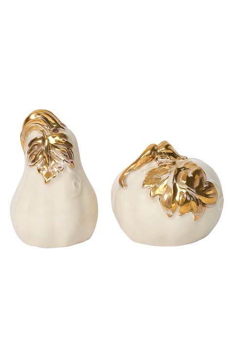 Forest Walk Pumpkin Salt & Pepper Shakers