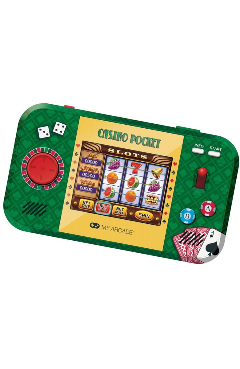 My Arcade Myarcade Dgun3946 Casino Pocket Handheld Gaming Sy, Main, color, Multicolor