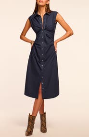 Ramy Brook Mihal Cap Sleeve Shirtdress