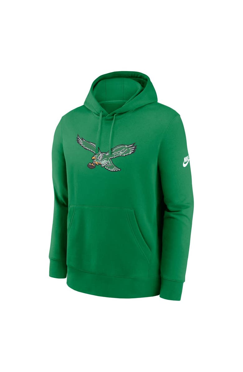 Nike Men's Nike Kelly Green Philadelphia Eagles Club Fleece Pullover Hoodie, Alternate, color,