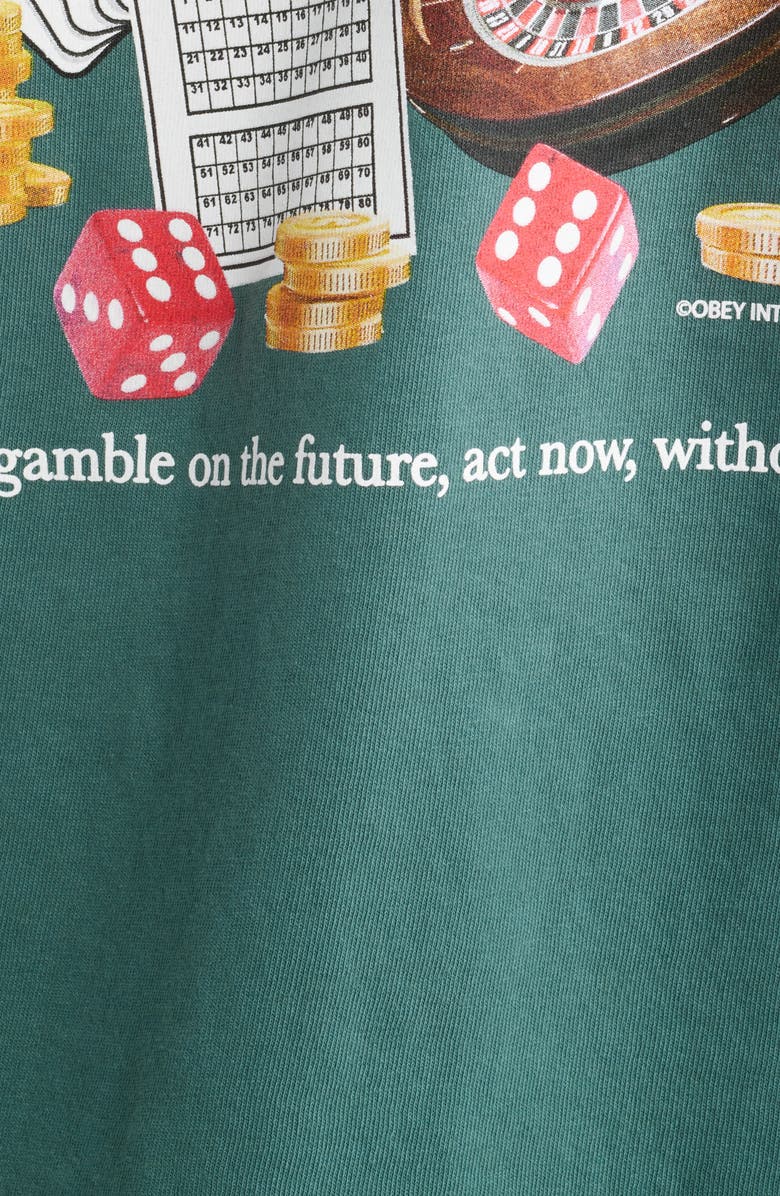 Obey Act Now Graphic T-Shirt, Alternate, color, Pigment Rainforest