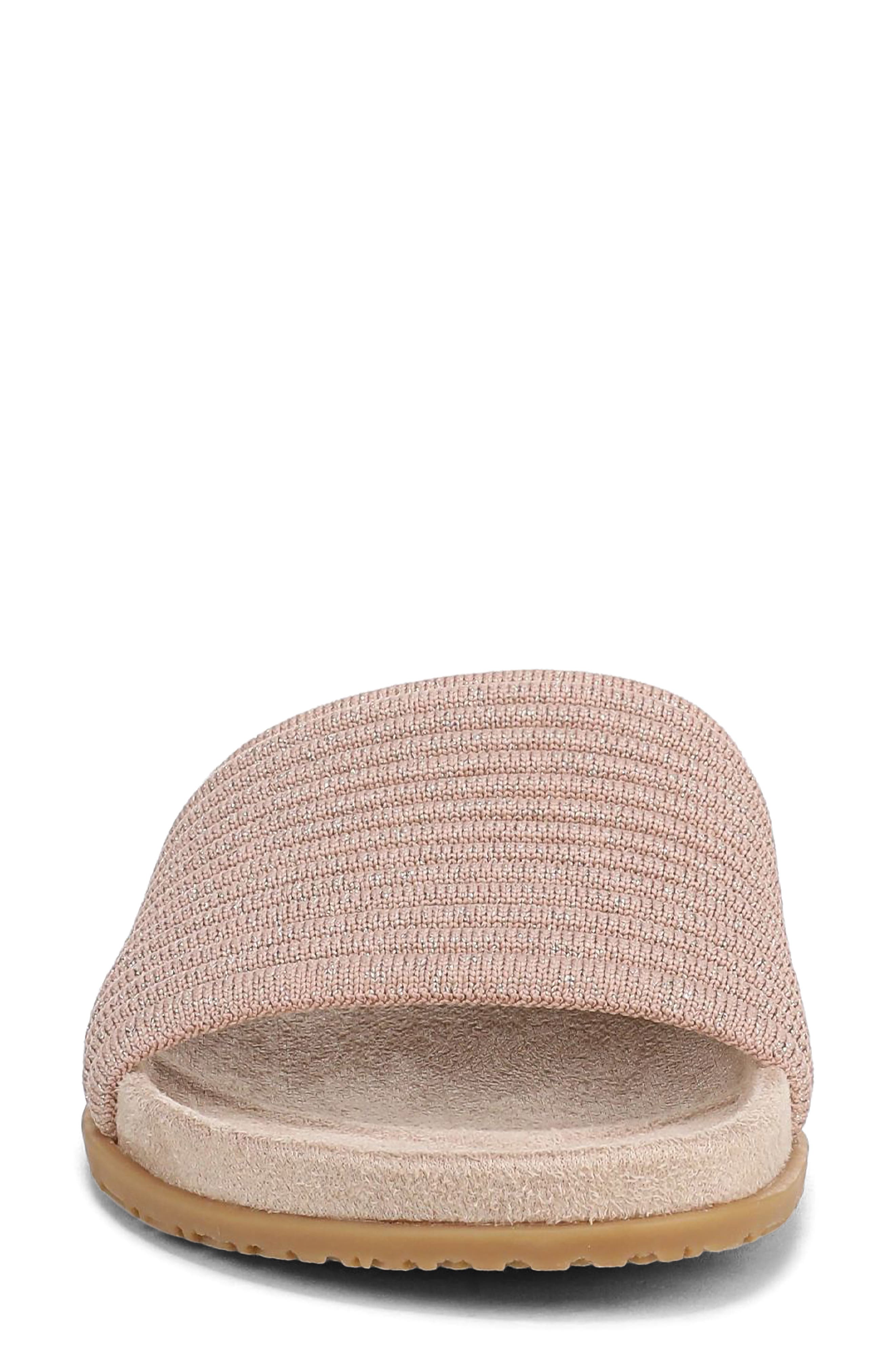Evie Slide Sandal, Alternate, color, RUGBY TAN GOLD
