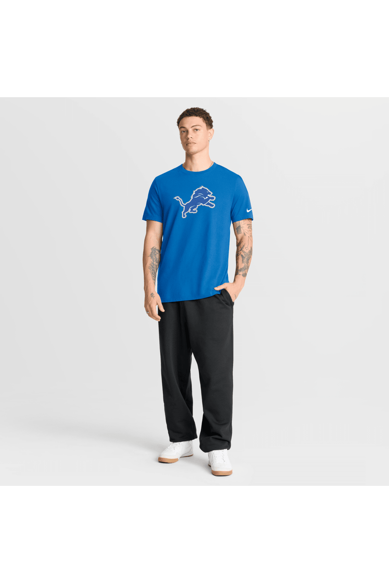 Men's Nike Blue Detroit Lions Essential Logo T-Shirt, Alternate, color, Blue