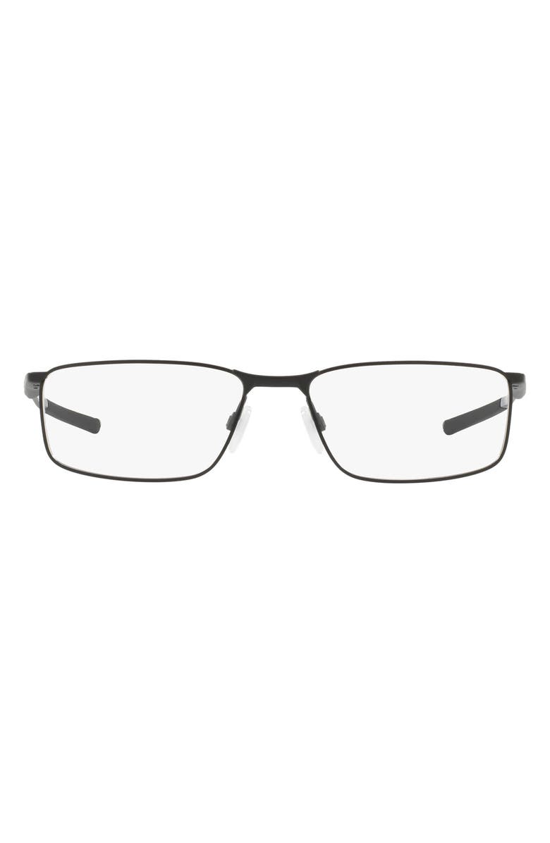 Oakley Socket 5.0 55mm Rectangular Optical Glasses, Main, color, Black