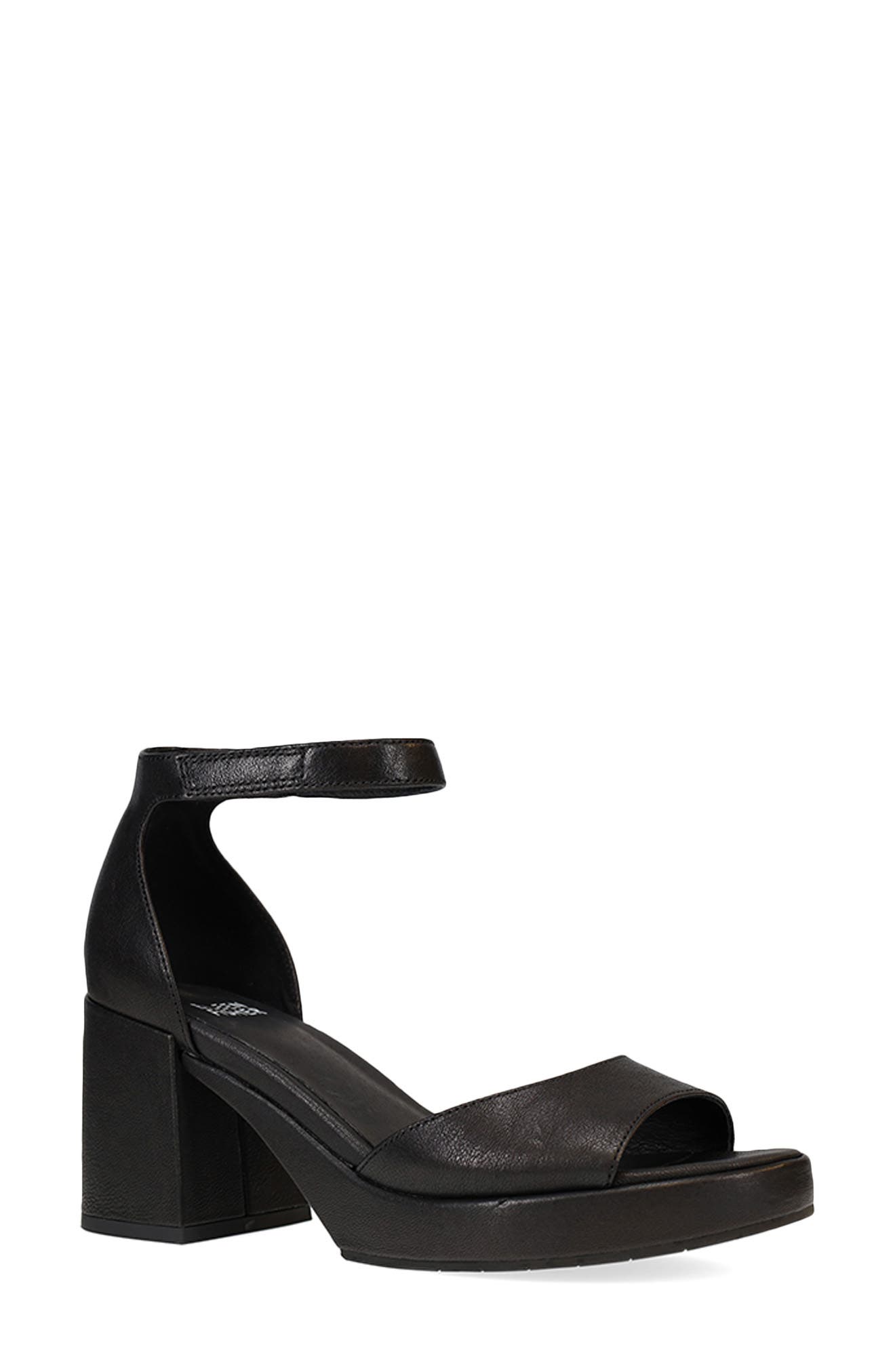 Eileen Fisher Nava Ankle Strap Platform Sandal, Main, color, 