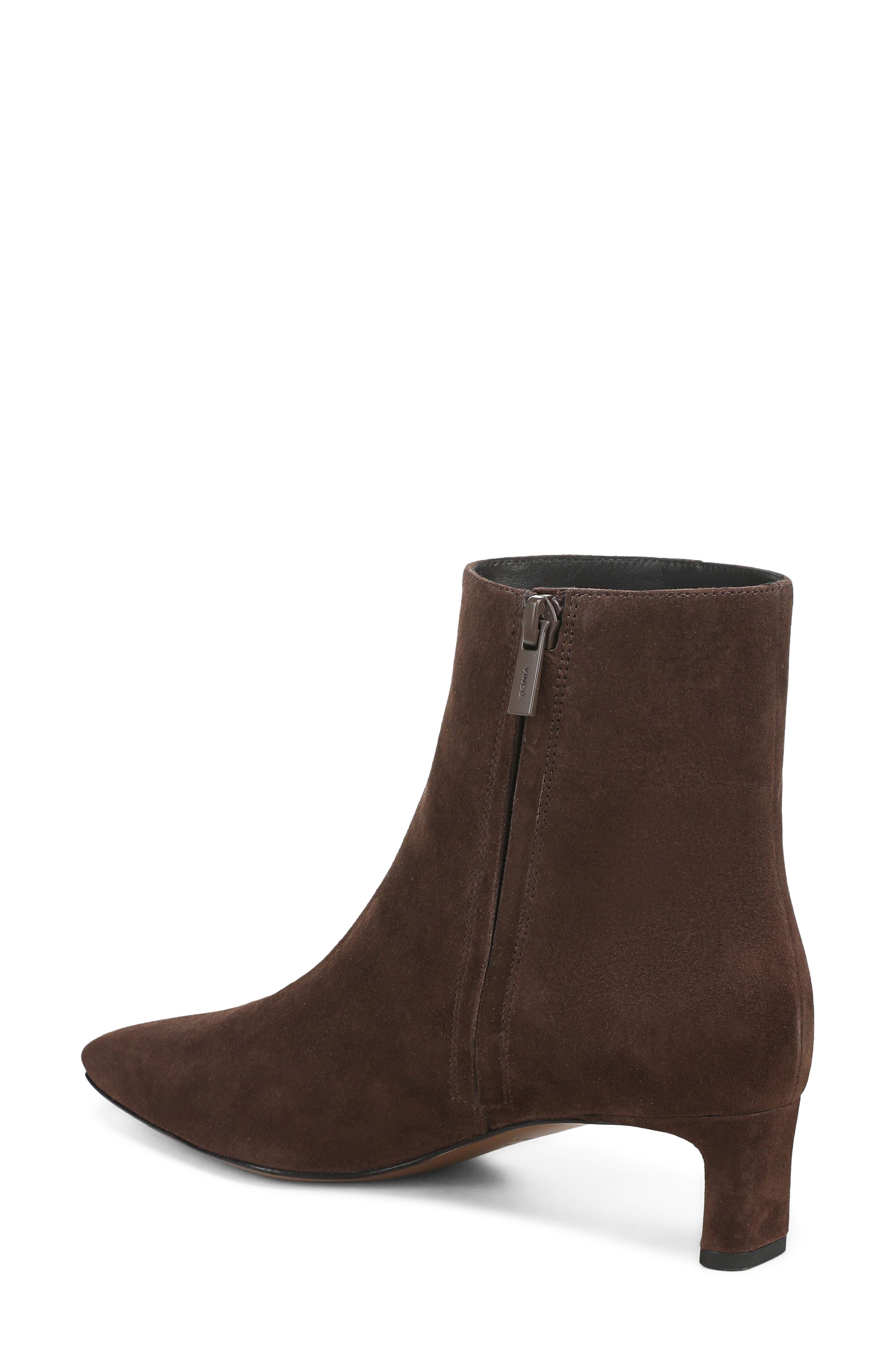 Lilith Leather Bootie, Alternate, color, CACAO BROWN