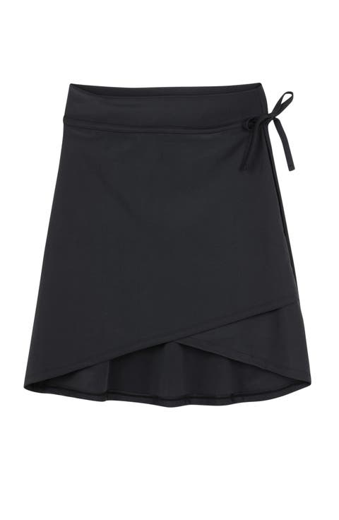 Sea Solids Swim Skirt with Inner Short