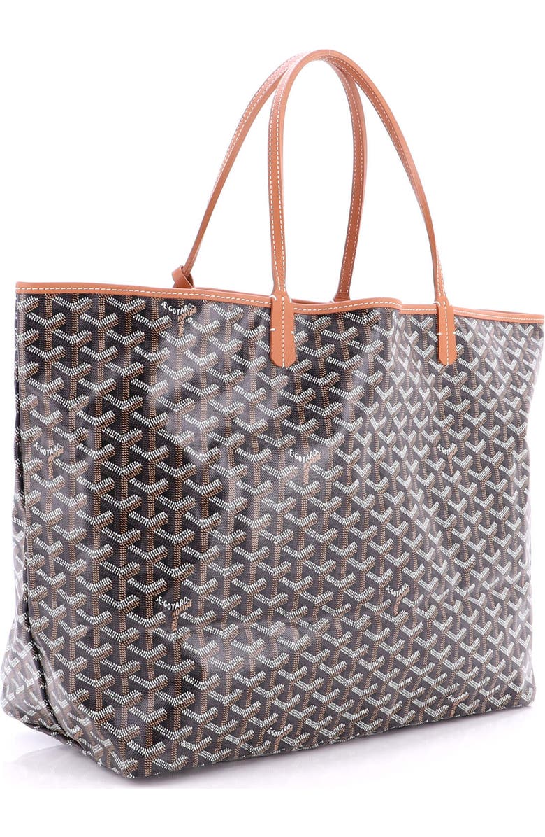 Pre-Owned Goyard Saint Louis Tote Coated Canvas GM, Alternate, color, Brown