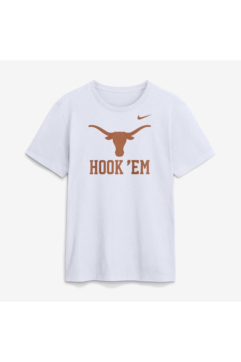 Men's Nike  White Texas Longhorns Primetime Logo Mantra T-Shirt, Main, color, White